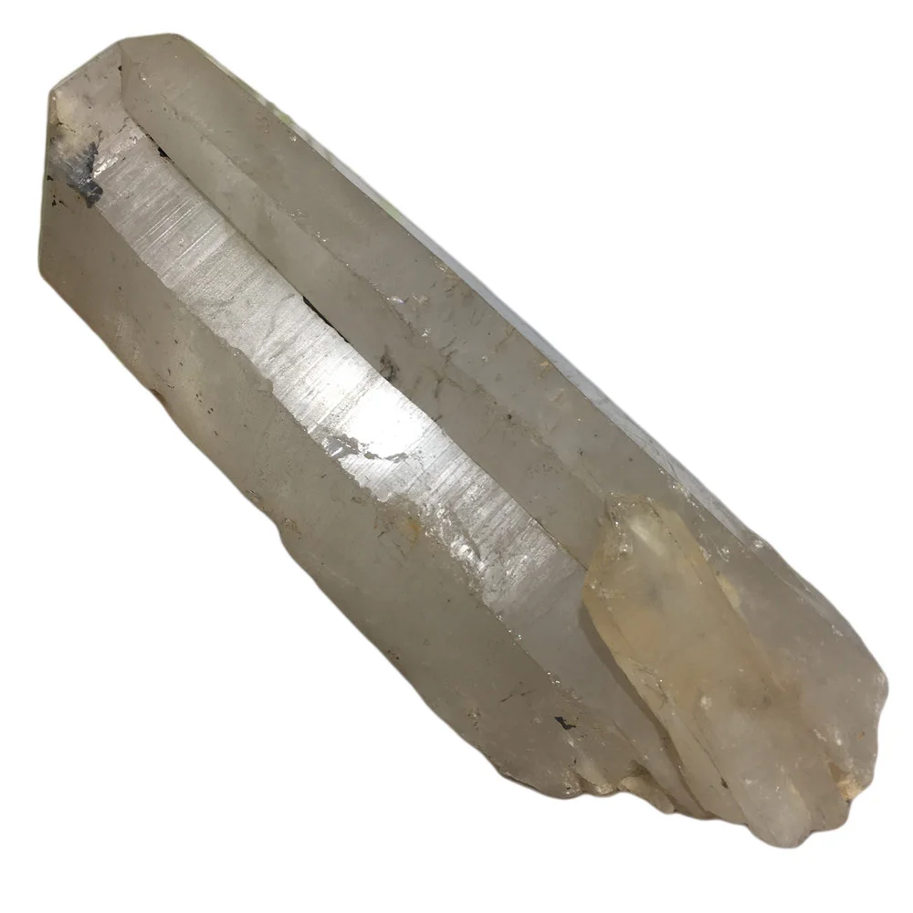 

Natural Crystal Cluster Clear Quartz Point Wand Chakra Healing Raw White Stone Polished Specimen Pyramid Home Decoration
