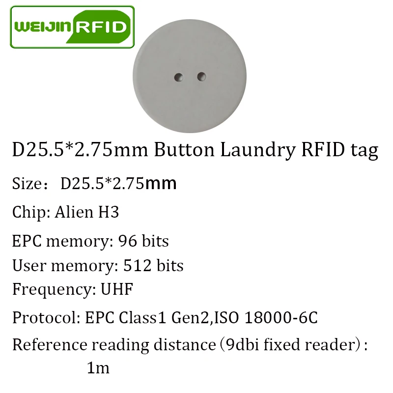 RFID метка UHF стирка кнопка PPS моющаяся теплостойкая 915 м 868 860 960 Alien Higgs3 EPC Gen2 6C смарт