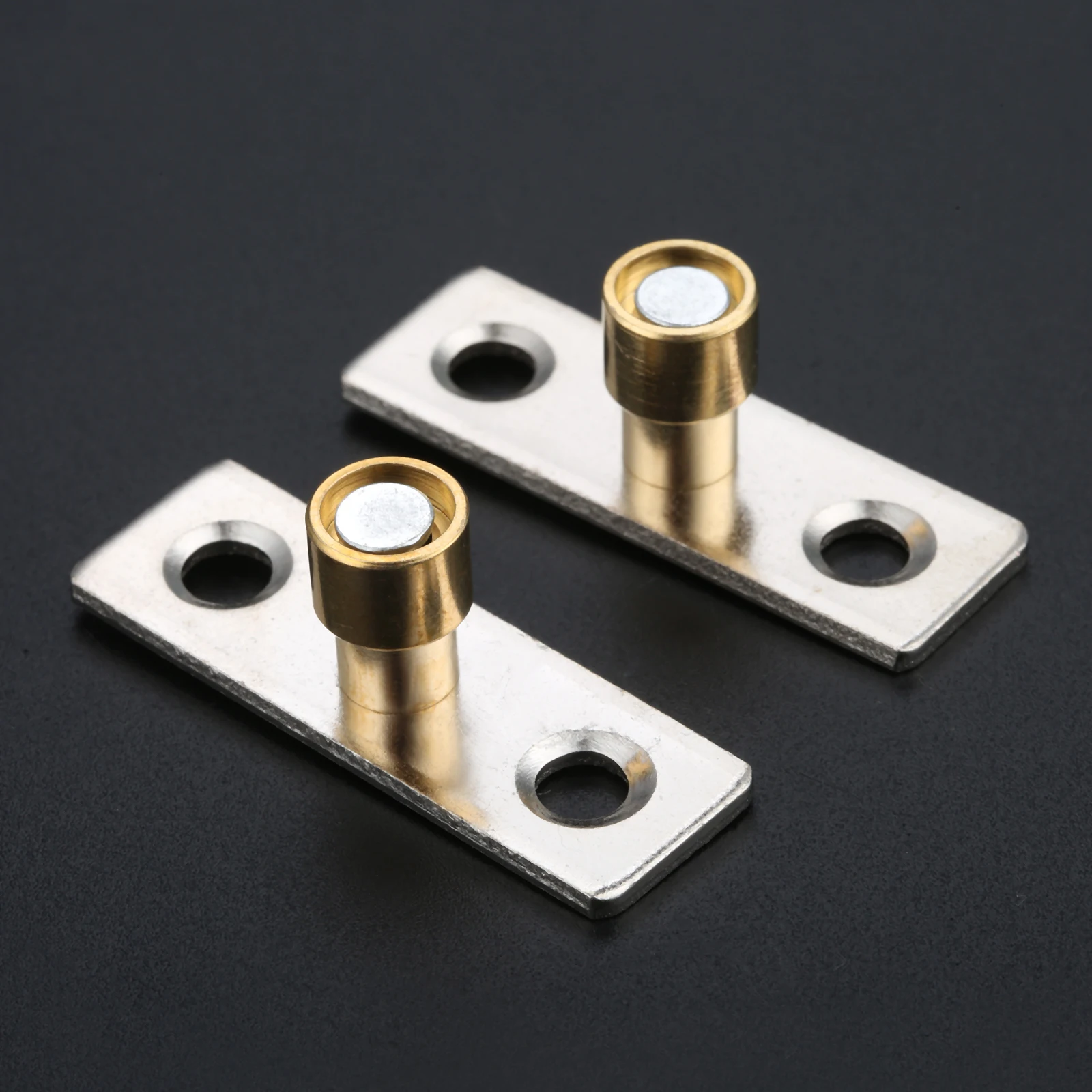 

2Pcs Sliding Door Guide Locator Metal 8mm 10mm 12mm Diameter Wooden Sliding Door Guide Locator Stopper Copper Tone