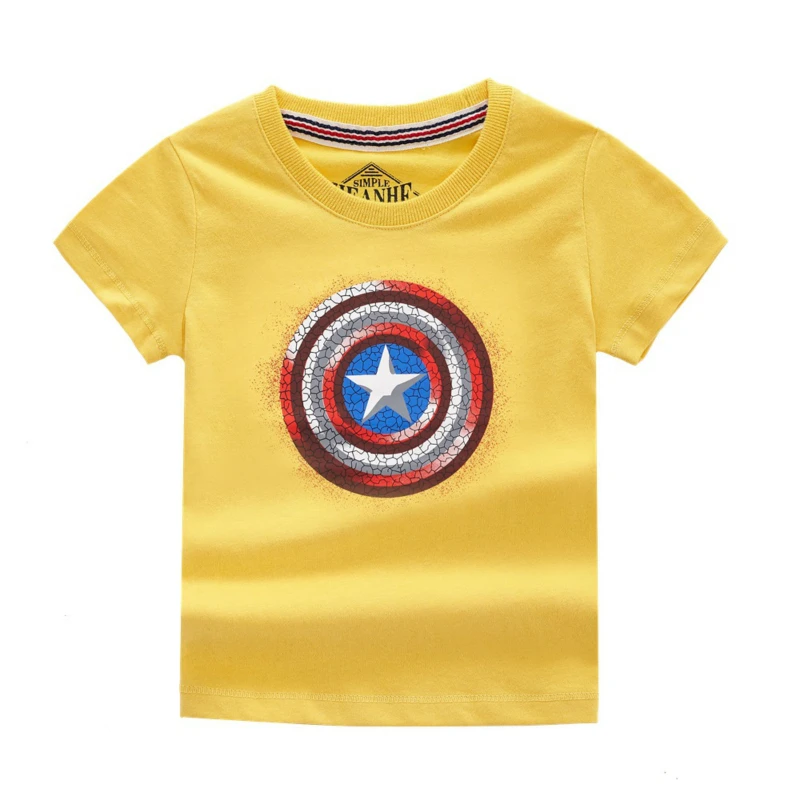 2020 летние детские футболки с коротким рукавом для мальчиков хлопковая толстовка