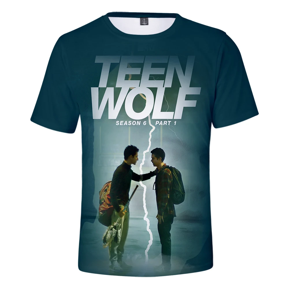 

Hot Sale TV Series Teen Wolf Printed 3D T-shirt Men/Women Fashion Casual Round Neck T-shirt Unisex Hip Hop Short Sleeve T Shirts