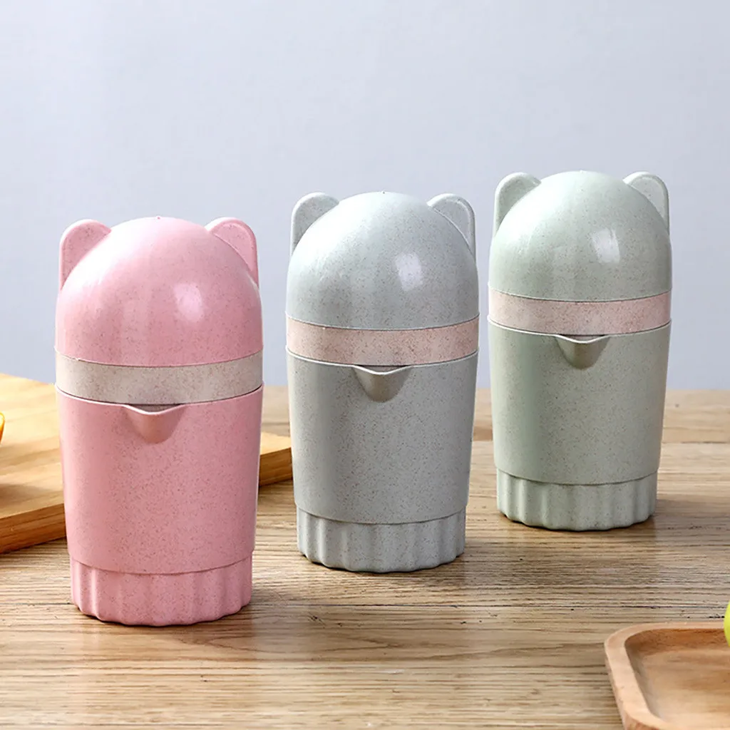 Portable Blender Manual Lemons Orange Juicer Press Hand Kitchen Lemon Squeezer Bottle Cute Licuadora Portatil | Дом и сад