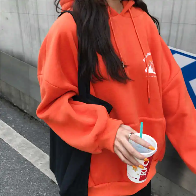 

Sweatshirts Female Hoodies Thick Women Pullover Tops Long Sleeve Women's Hoodies Harajuku Woman Hoodie Hooded for Ladies Clothes