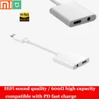 Декодер Hi-Fi Xiaomi 2 в 1, Hi-Fi, с поддержкой быстрой зарядки, 3,5 мм на Type c