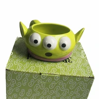 three eyed monster cartoon ceramic mug cute three eyed boy water milk coffee cup creative toy story drinkware
