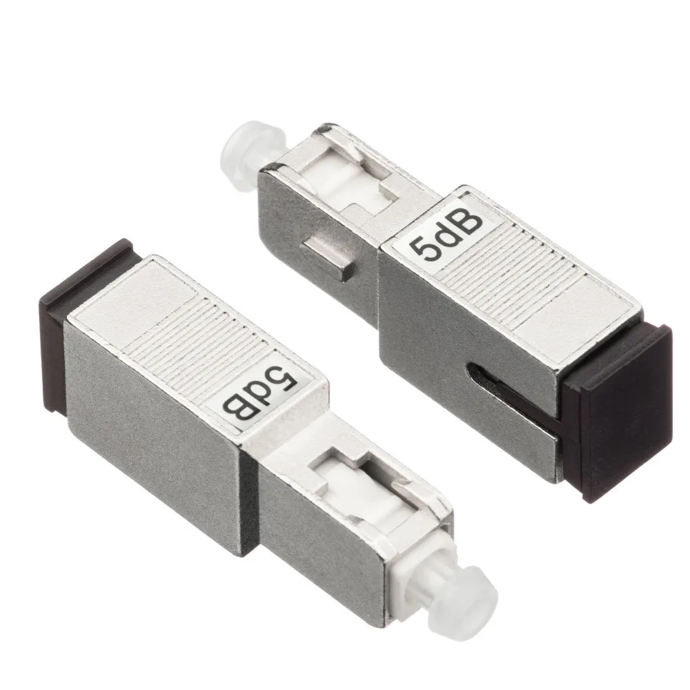 

5PCS/lot SC UPC 5bd Simplex mode fiber optic Attenuator SC 5dB metal male Fiber Attenuator FTTH attenuator