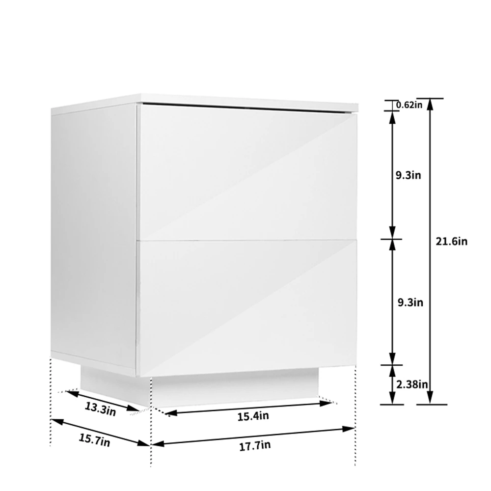 

Modern Tea table Coffee Tables Cabinet Storage Living Room Furniture RGB LED Bedside Tables Sofa side Table Muebles for night