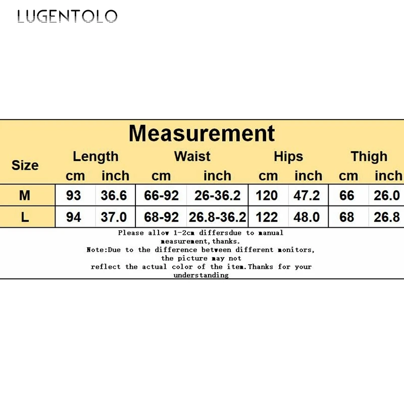 

Lugentolo Jeans Women Personality Stitching Baggy Trousers and Feet Casual 2020 Autumn Fashion Elastic Waist Woven Cross-pants