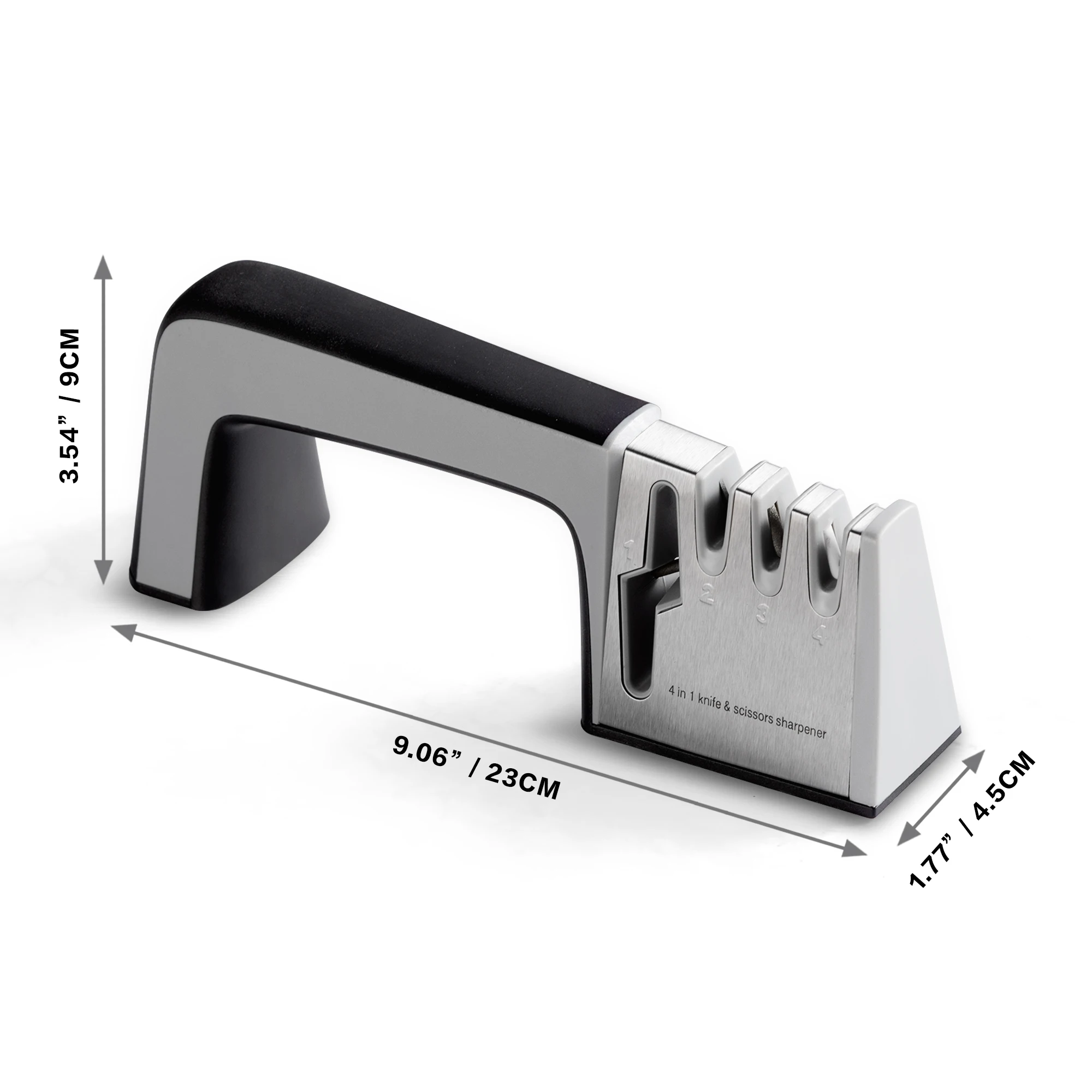 Точилка для кухонных ножей 4 ступенчатая заточка острых ножниц аксессуар Заточка