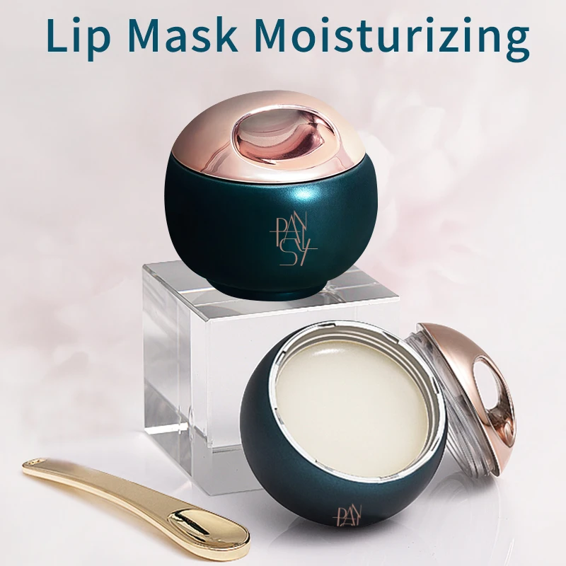 Shea Butter Lip Mask Sleeping Pink Lips Cream Moisturizing Hydrating Smooth Fine Lines Brighten Blam Care |