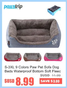 Pawstrip, 3 размера, летняя кровать для собак, Оксфорд, нейлон, охлаждающие кровати для кошек, дышащие, съемные, пригодные для стирки, коврик для большой собаки