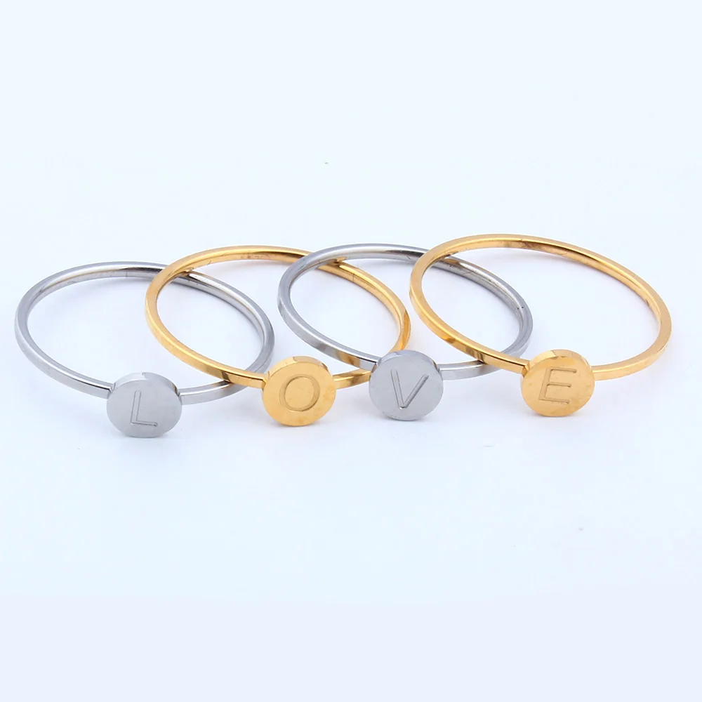 Кольца ZUUZ для женщин и девушек ювелирные изделия с надписью аксессуары кольцо на