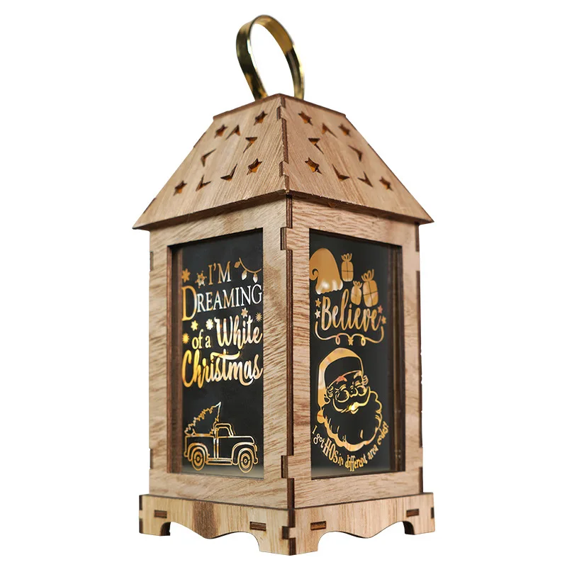 Рождественская лампа Снеговик фонарь декоративный подвесной светодиодный свечи светильник для ночи подсвечник стола подвески для сада.