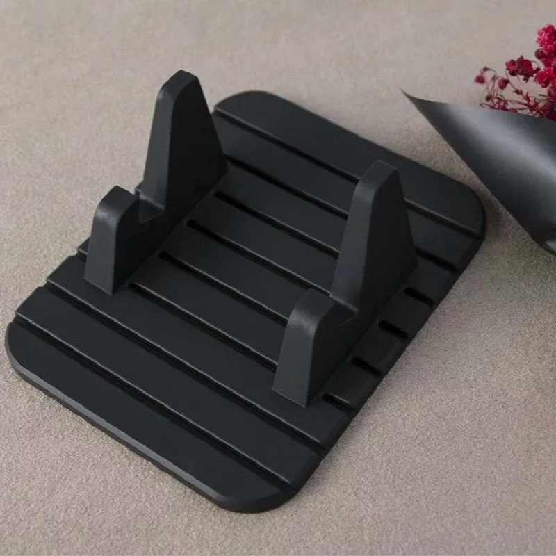 Soft Silicone Mobile Phone Holder Stand Universal Anti Slip Mat Car Bracket For IPhone X 8 7 6 6S | Мобильные телефоны и