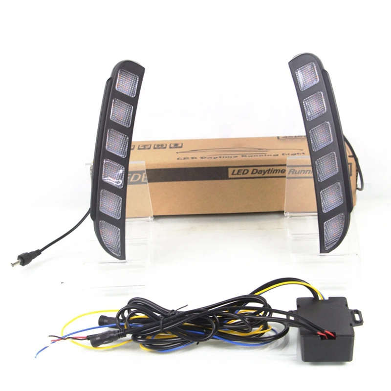 

2Pcs for 2016-2018 Explorer EXPLORER DRL Two-Color Daytime Running Light