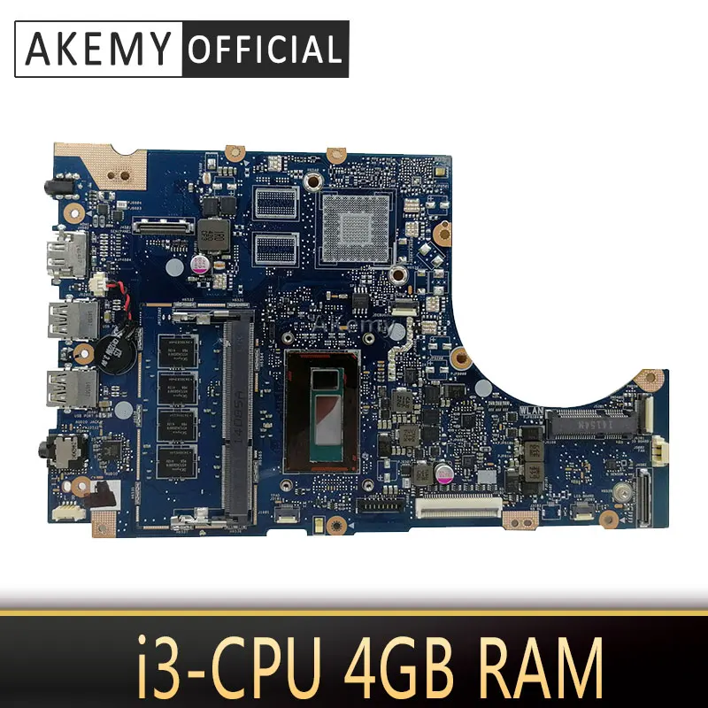 

Akemy Q302LAB mainboard For ASUS Q302LA Q302L Q302LAB TP300LA laptop motherboard 100% Tested I3- CPU 4GB RAM