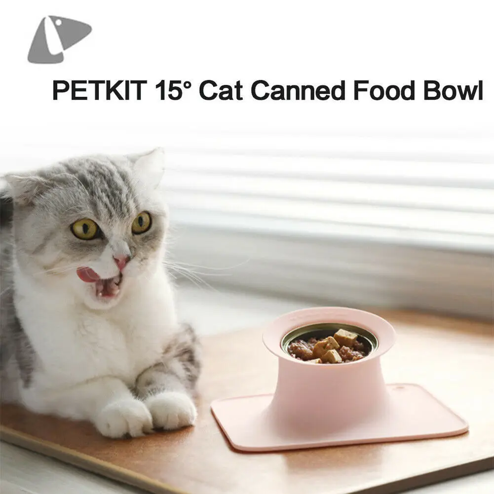 PETKIT 15 градусов Pet Cat консервированная миска для еды силиконовая домашних животных