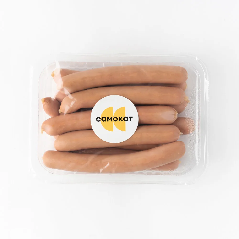 Сосиски Самокат из куриной грудки 400 г| |
