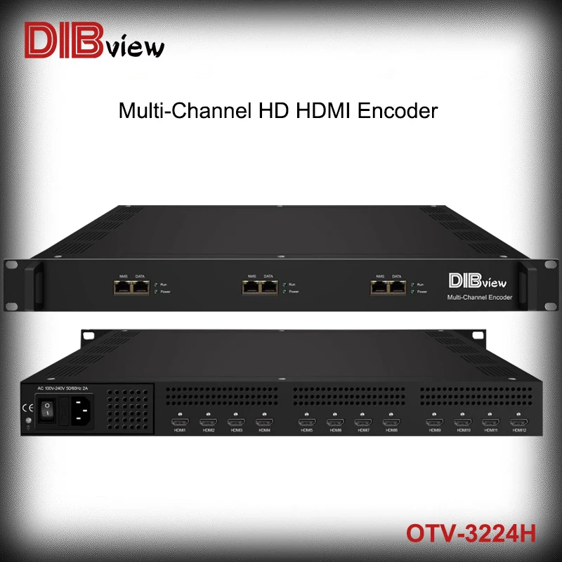 HD аудио и видео IPTV Multi кодировщик каналов 8/12/16/20/24 MPEG 4 AVC/H.264 H.265 HEVC IP для DTV Cable