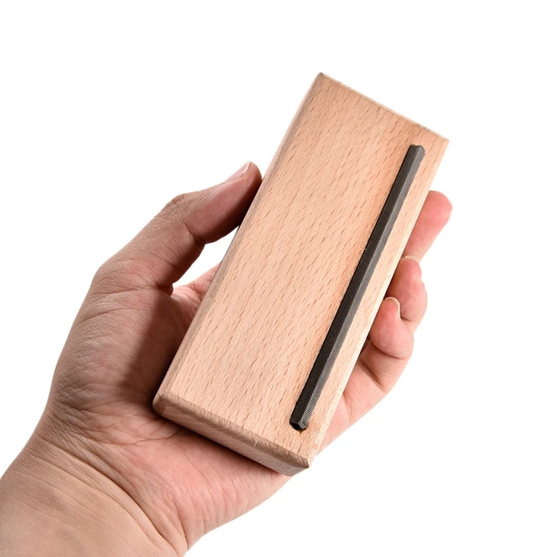 

Guitar Fret Bevel File Luthier Maple Wood Dual Edge 45 Degree Guitar Fret Polishing File Music Instrument Repair Tool