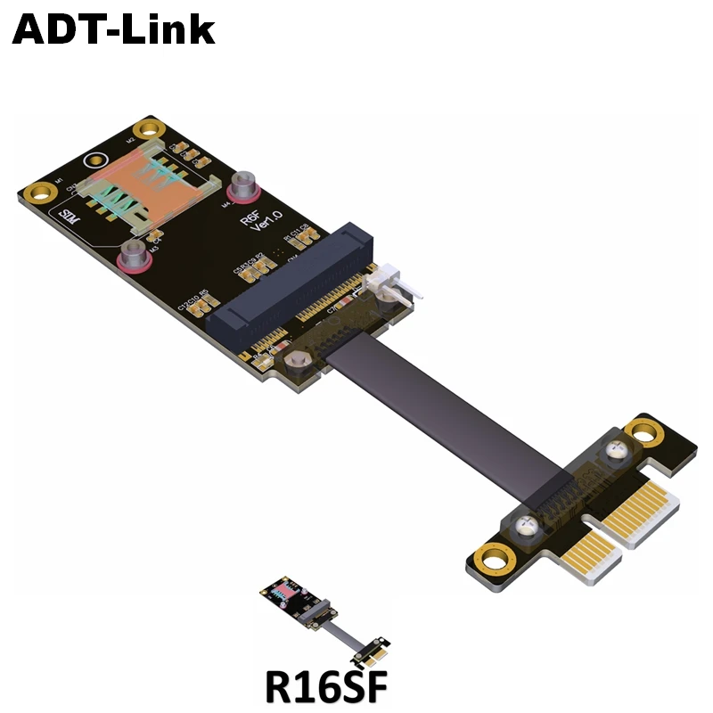 Кабель-удлинитель ADT-Link PCI express 3 0x1 на mini PCIe (minicard) | Компьютеры и офис