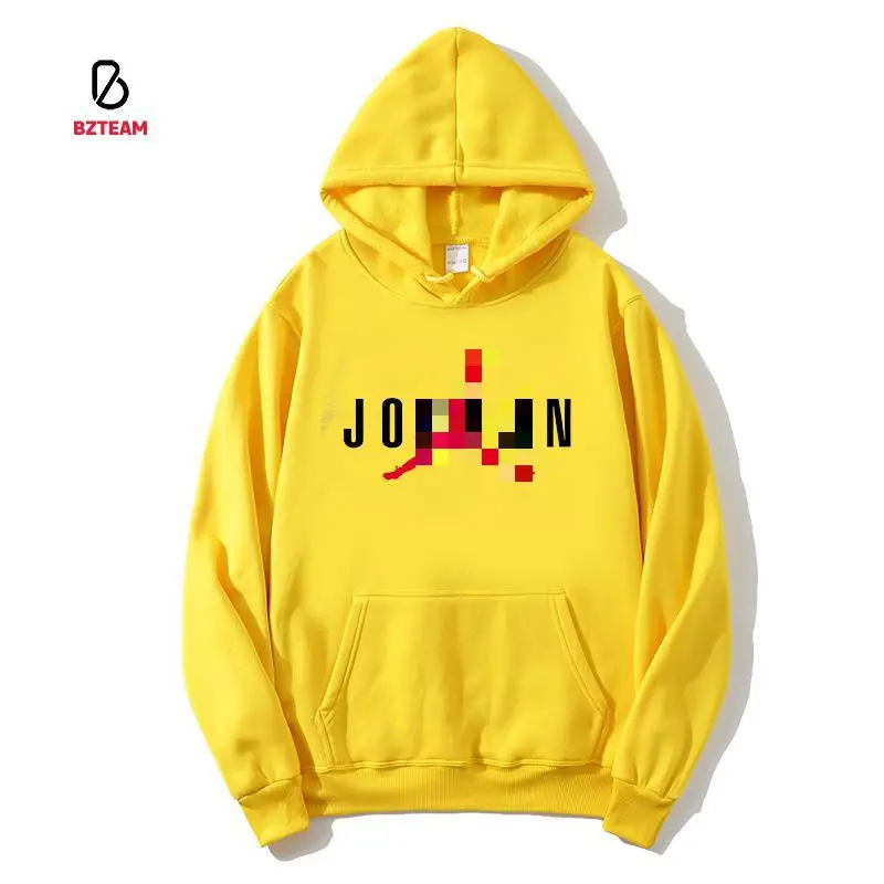 

BZTEAM New Brand Hoodie Sweatshirt Men's and Women's Autumn/Winter Fleece Hoodie Men's Pullover Fashion Casual Hooded Jacket