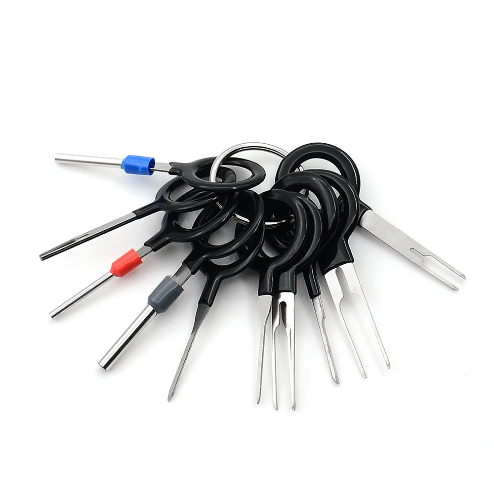 11/18/38/41pcs Car Terminal Removal Tool Puller Auto Set Motorist Kit Automotive Repair Stylus Wire Crimp Pin Extractor - купить по