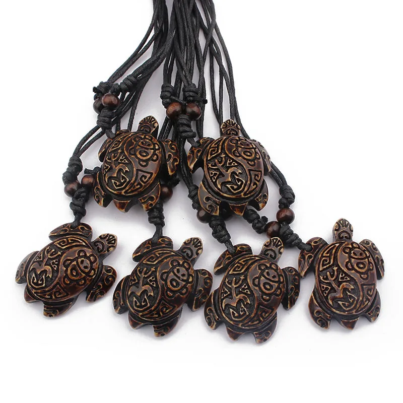 Прямая поставка 1 шт. искусственная кость яка коричневая и белая черепаха