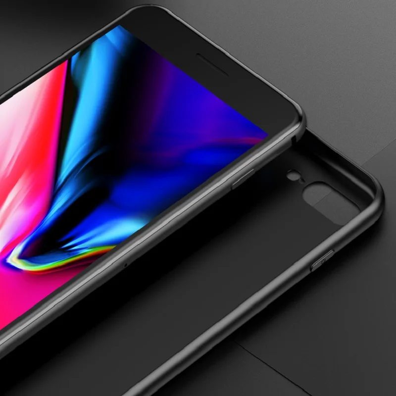 Противоударный глянцевый мраморный чехол из закаленного стекла tpu для iPhone 6 7 8 Plus