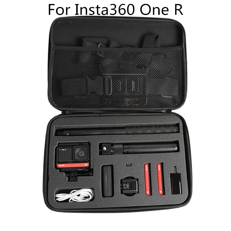 

For Insta360 One R Storage Bag Wrist Carring Cases Oner Panoramic Camera Lens Set Bag Portable Oner Action Camera Accessories