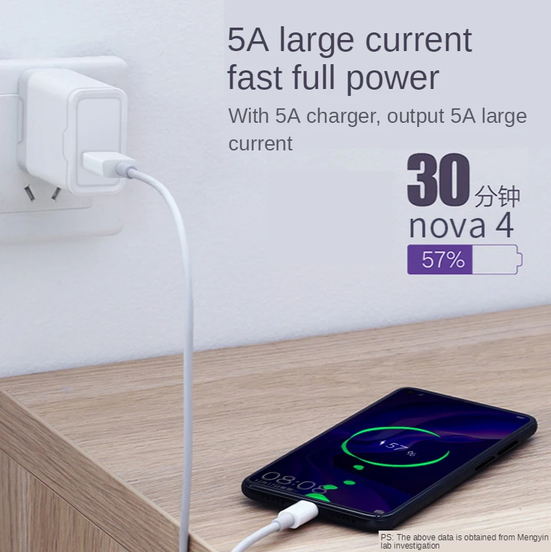 5A USB Type-C Дата-кабель для Huawei P30 P20 Pro P10 Mate 20 размеры 9 и 10 быстрой зарядки USB-C зарядное