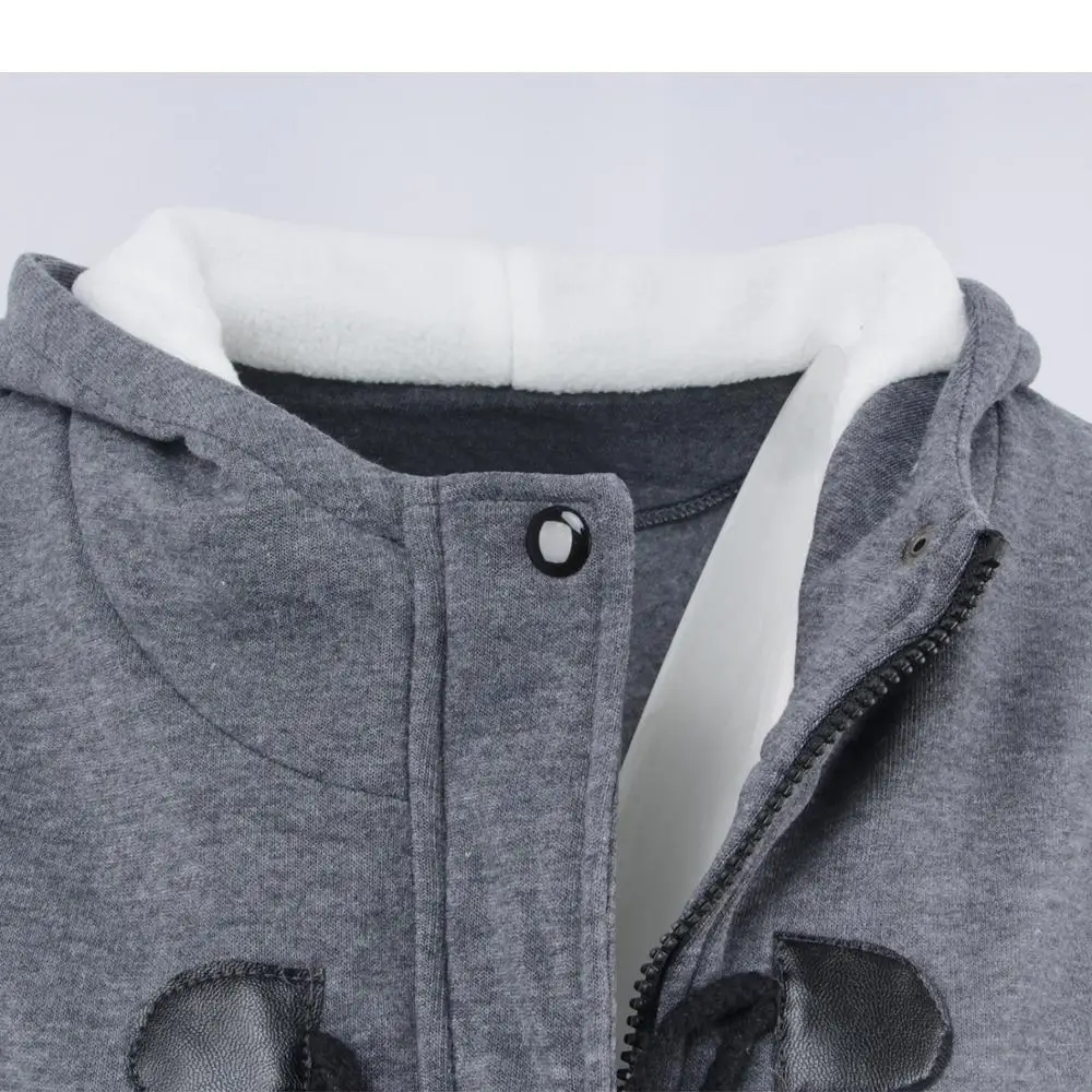 

Winter Long Parkas Women Horns Buckle Slim Hooded Coat Women Cotton Thick Autumn Jackets Women Parkas Mujer 2019 Veste Femme