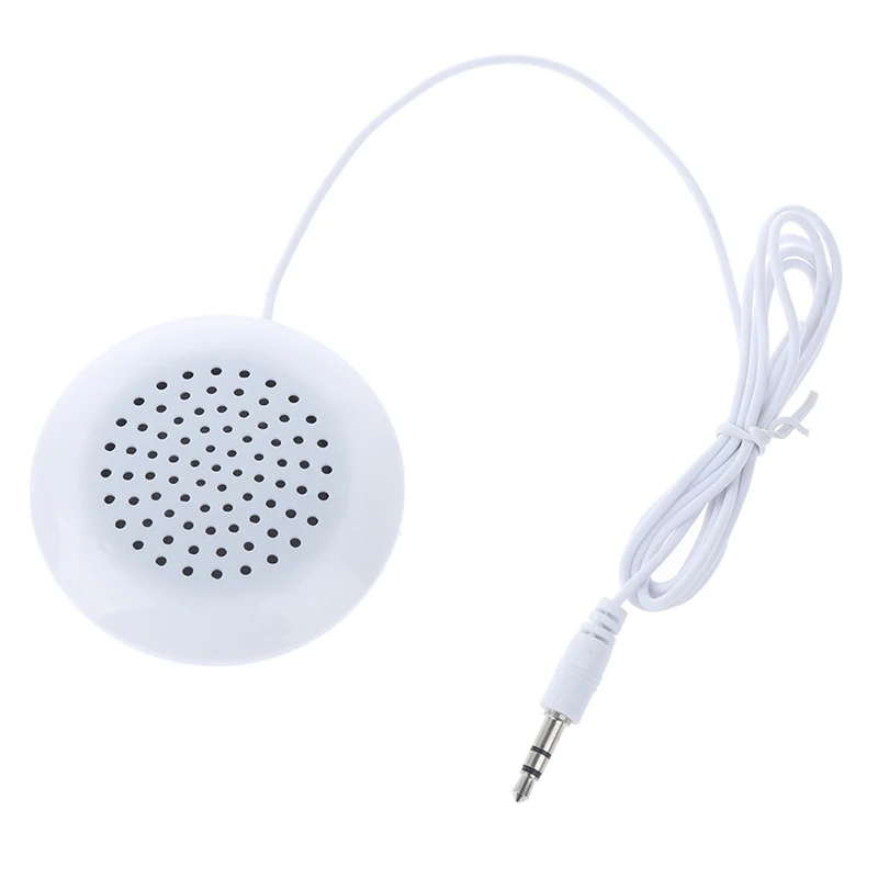 

Portable 3.5mm aux pillow mini speaker suitable for MP3 MP4 CD phone white mobile accessories fashion mobile phone speaker