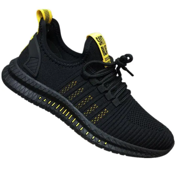 Новая мужская обувь сезон лето-осень дышащая трендовая сетчатая повседневная