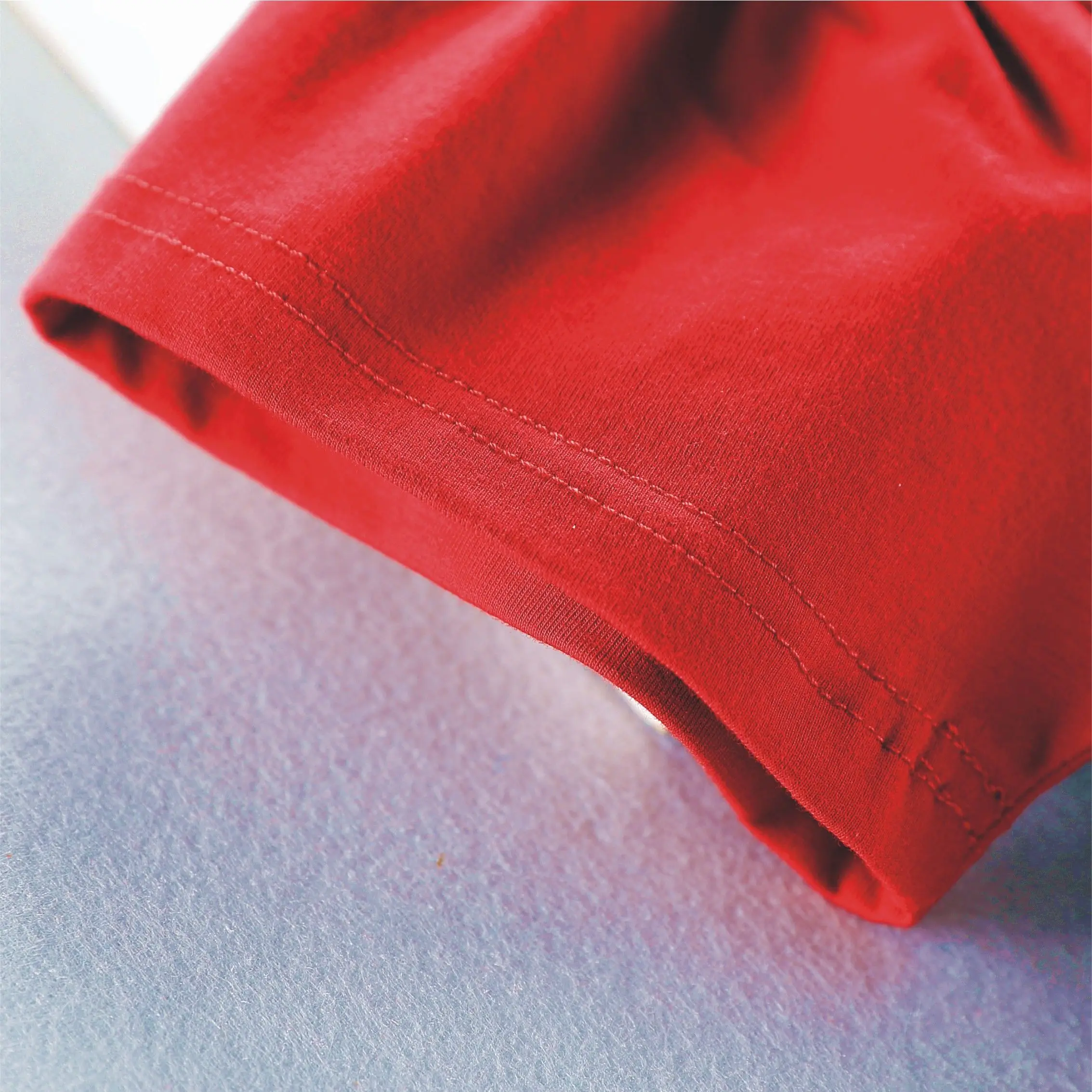 

2021 wooden ears girls cotton T-shirt baby short-sleeved top new Korean P4412