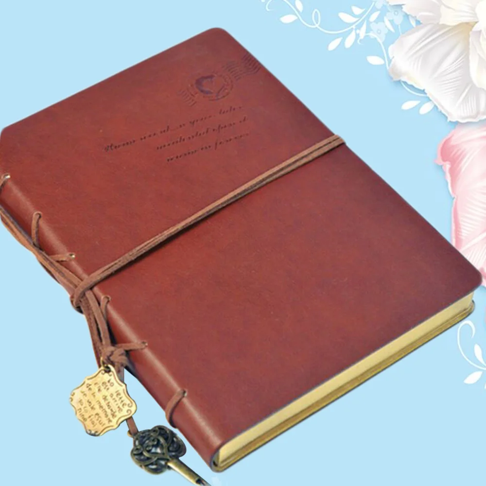 

Vintage Stationery PU Leather String Notebook Creative Kraft Paper Planner Sketchbook Agenda Filofax Travelers Diary Journal Not