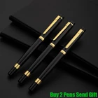 Новое поступление, бренд Hero 3802, металлическая искусственная, Офисная Мужская ручка для письма, подписи, купить 2 ручки, отправить подарок