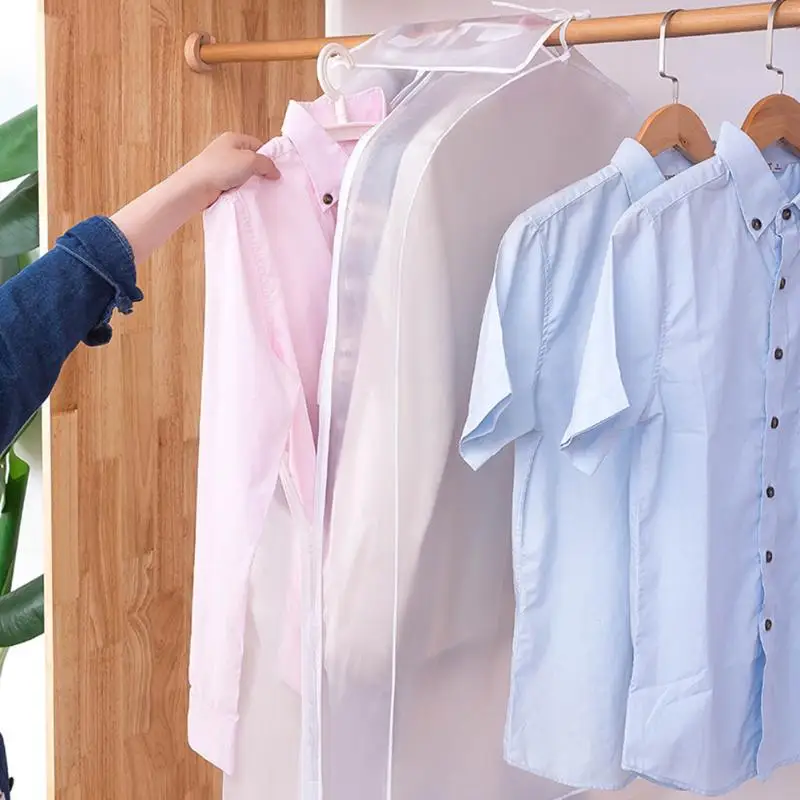 

PEVA Dust Cover Thickened Three-dimensional Clothing Sorting Bag Coat Hanging Bag Dust Bag Clothes Cover Transparent