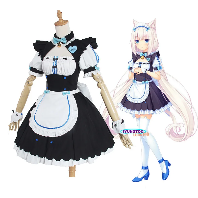 Косплей Костюм Nekopara шоколадной и ванильной расцветки для женщин девушек косплей