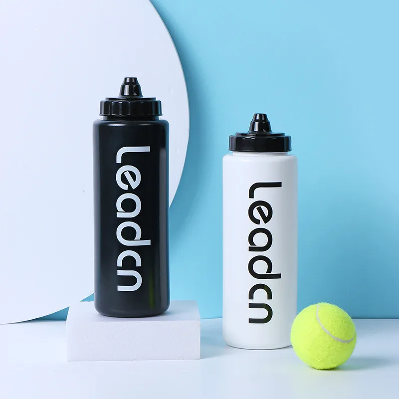 

Portable Outdoor Extrusion PE Material Water Bottle Cycling Hiking Climbing Fishing Sports Water Bottle 1000ML (With Dust Cover)