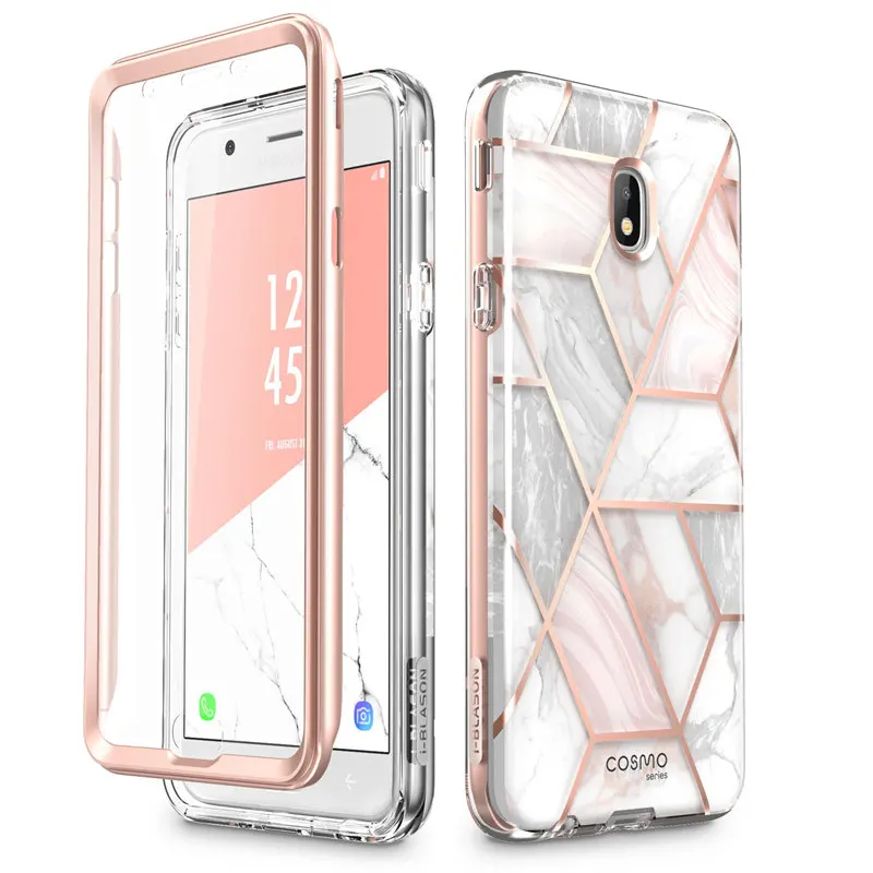 I-BLASON Cosmo For Samsung Galaxy J7 Case 2018 Release (SM-J737) Full-Body Glitter Bumper Cover With Built-in Screen Protector - купить по