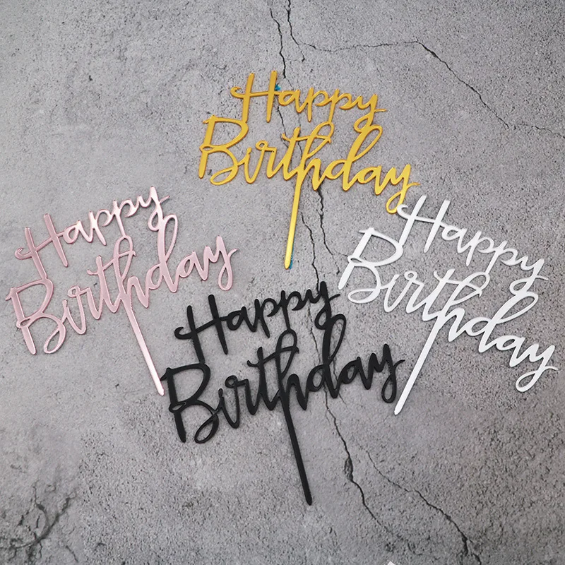 Акриловая искусственная выпечка украшение для кекса дня рождения товары