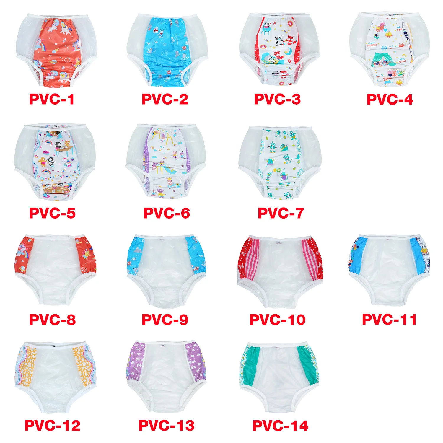 

2021abdl adult baby diapers pvc reusable diaper full printed pattern Babies diapers panties onesize ddlg bebe washable Diaper XL