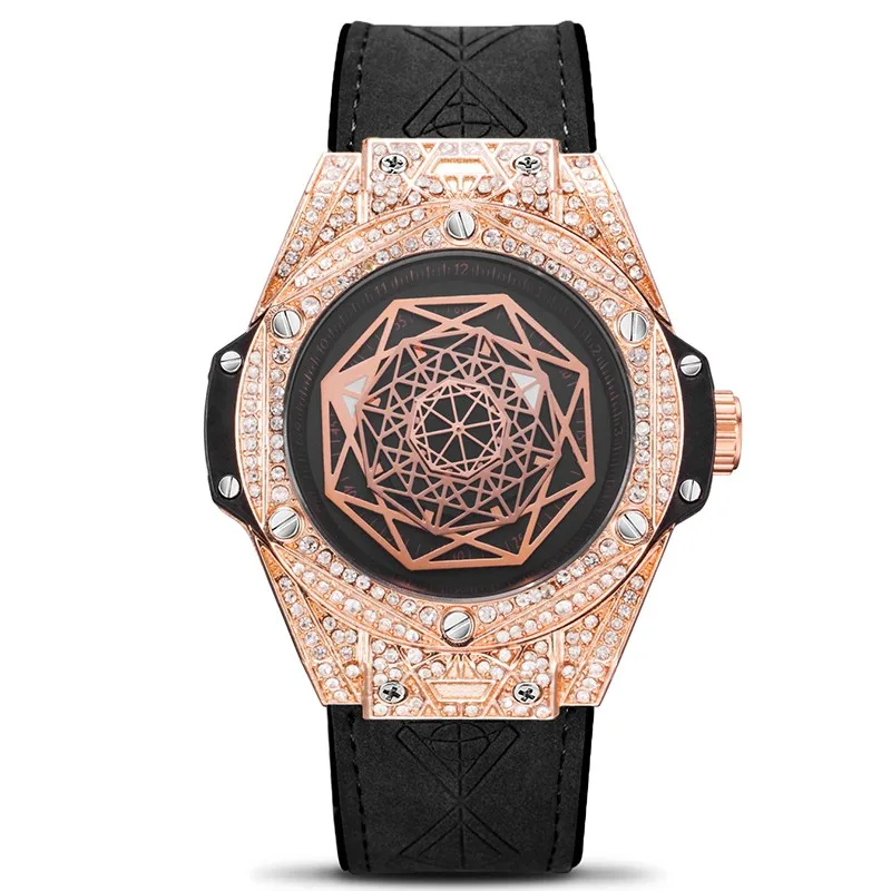 

KIMSDUN Luxury Brand Quartz Watch Men's Hollow Belt Casual Fashion AAA Waterproof Watch Men's Business Watch
