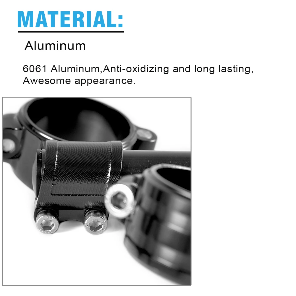 Универсальный руль для мотоцикла 7/8 22 мм с зажимом