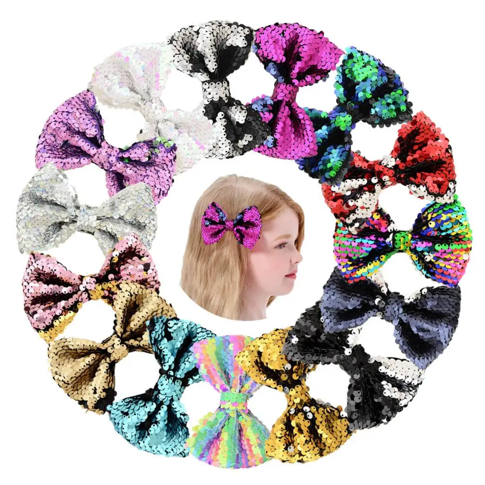 4 дюймовые красочные фотообои с зажимом для маленьких девочек бутиковые заколки