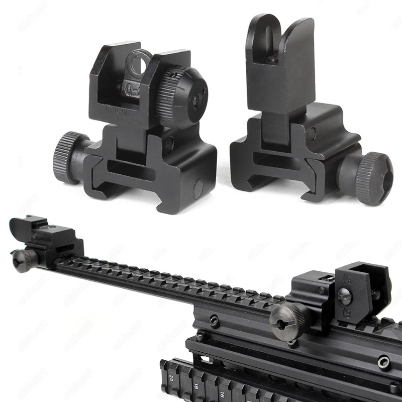 Тактический QD откидной передний и задний прицел быстрый перенос с Windage Adjustmen