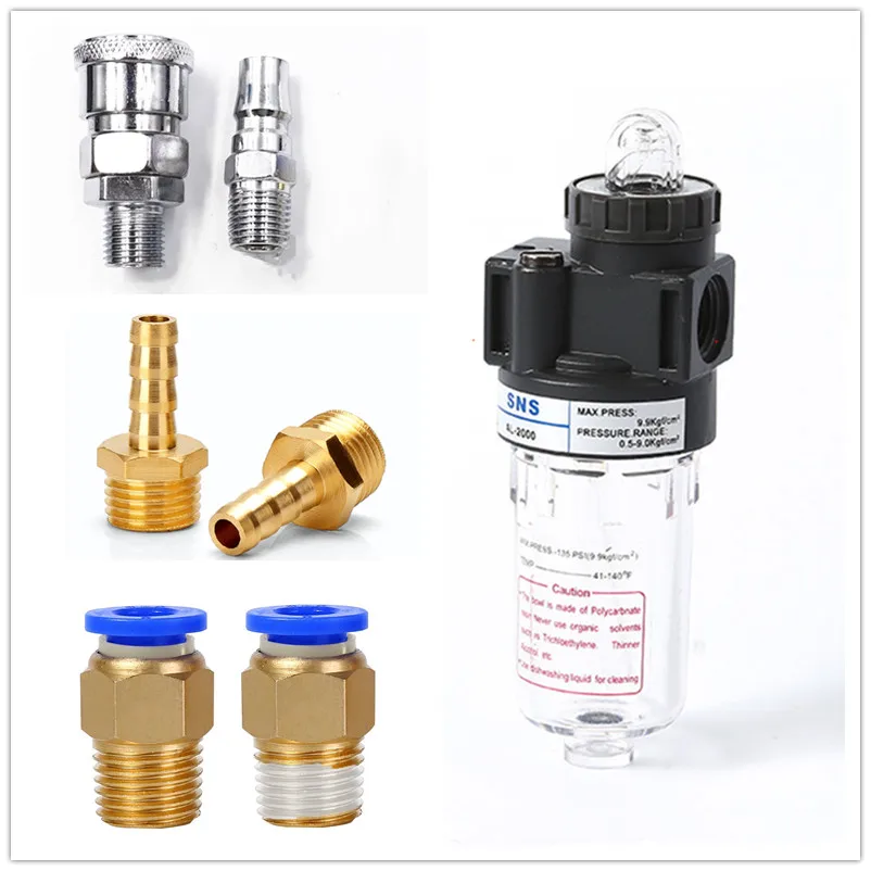 

1pc New AL2000 Series Pneumatic Air Source Treatment Unit Lubricator Filter G1/4" Port Pneumatic Air Lubricator Compressor Hot