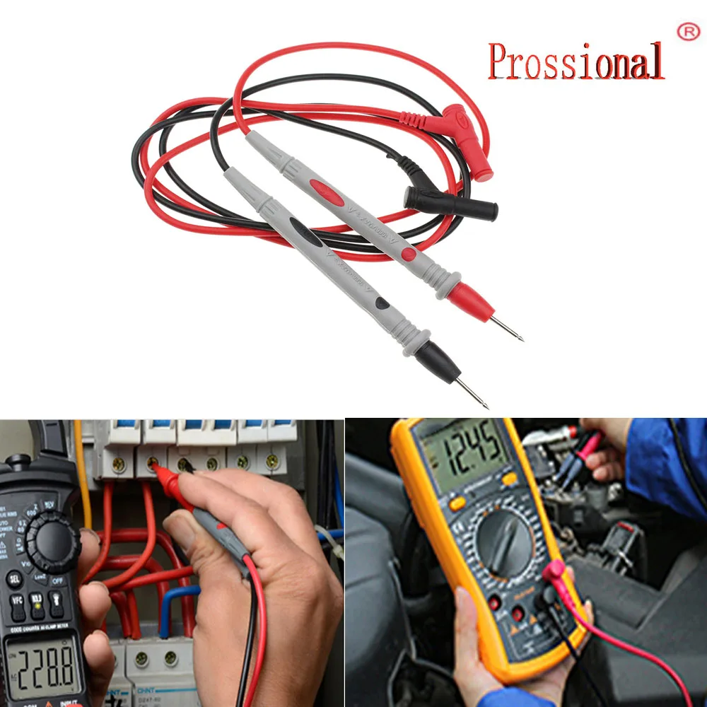 1 пара тестовых щупов для цифрового мультиметра игольчатый измеритель