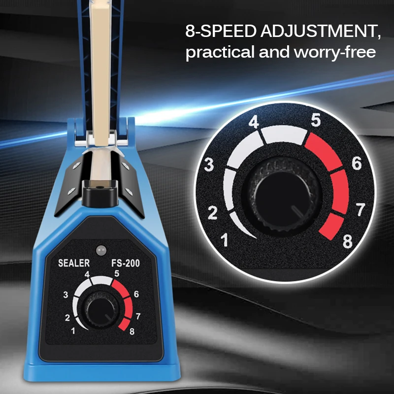 220V 8 дюймов для импульсной сварки термической запайки Кухня Еда вакуумный